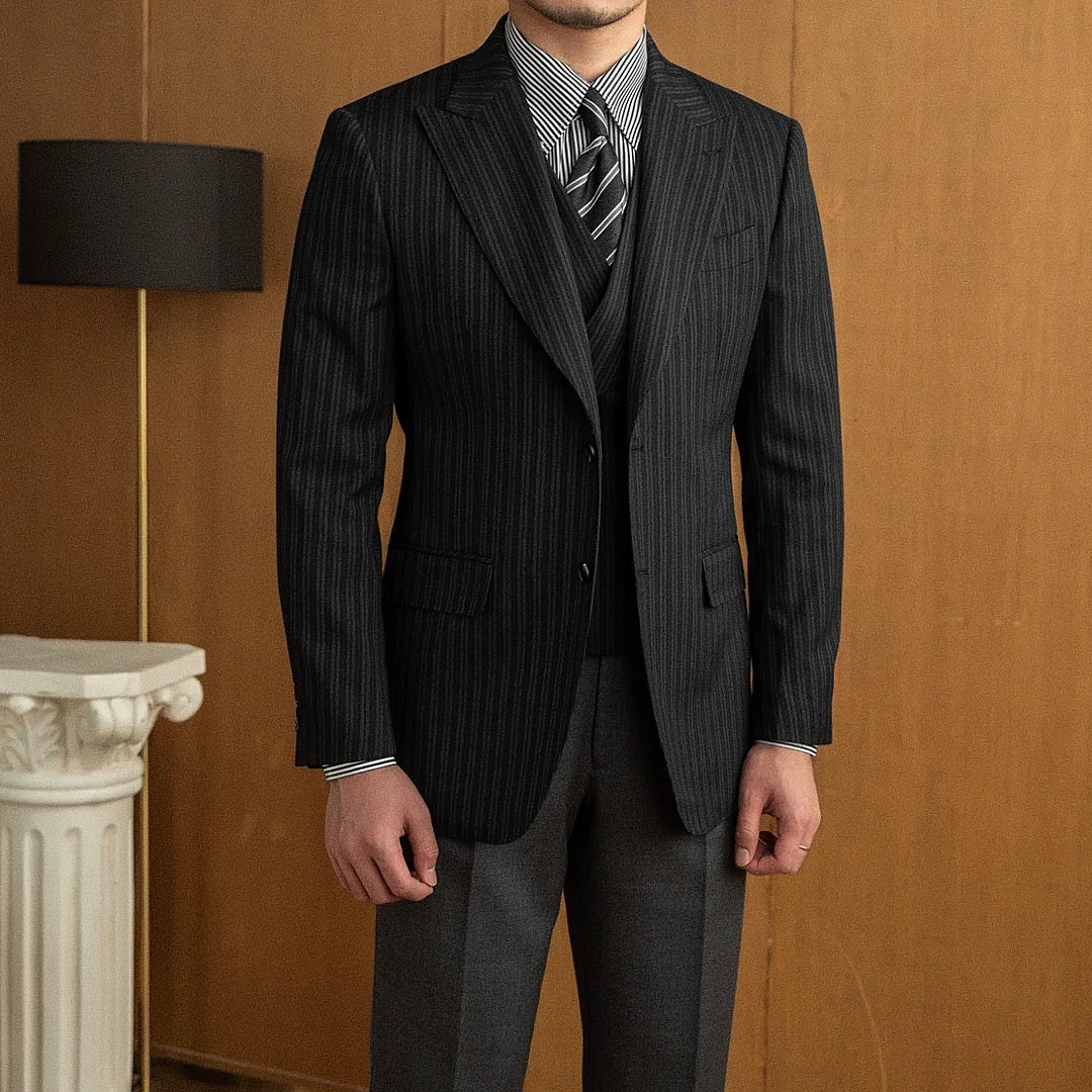 Blazer Masculino Listrado F001