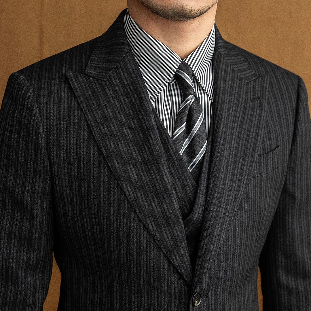 Blazer Masculino Listrado F001