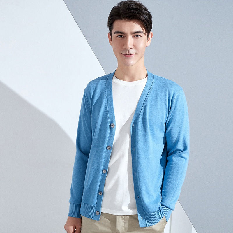 Cardigan Masculino Com Botões