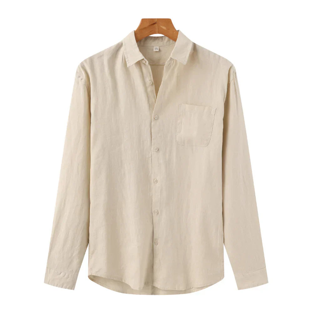 Camisa Social Masculina de Linho